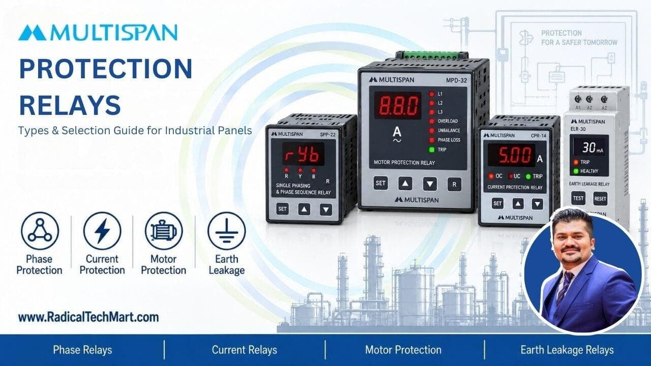 Multispan Industrial Protection Relays: Types and Selection Guide
